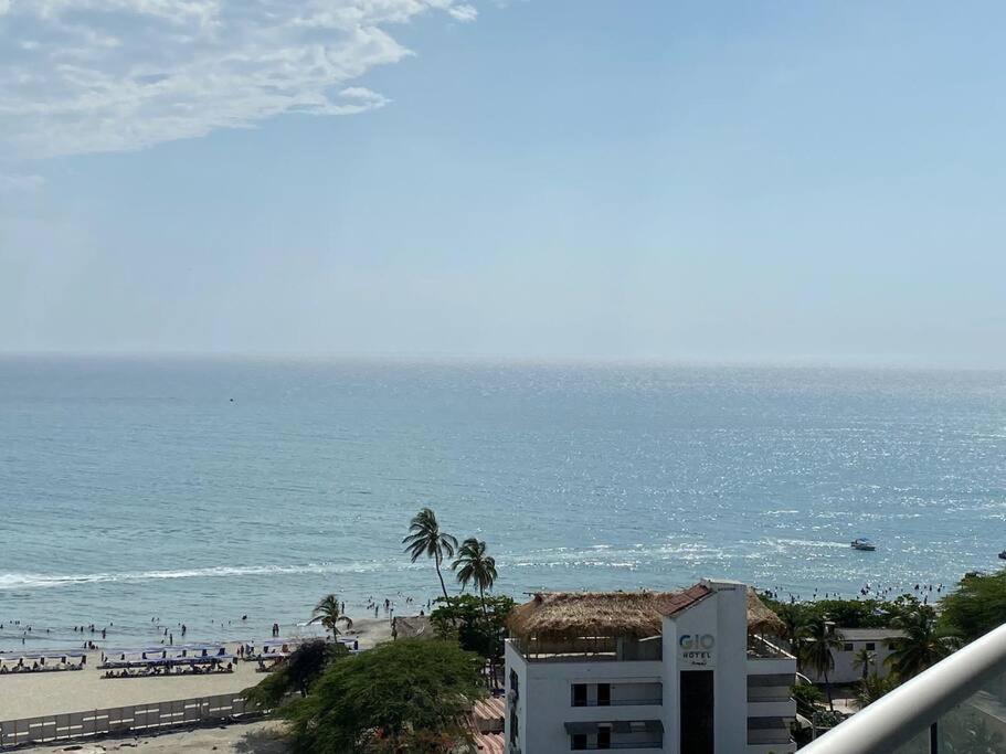 Magnifico Apartamento Con Vista Y Salida Al Mar 圣玛尔塔 外观 照片