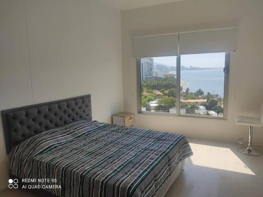 Magnifico Apartamento Con Vista Y Salida Al Mar 圣玛尔塔 外观 照片