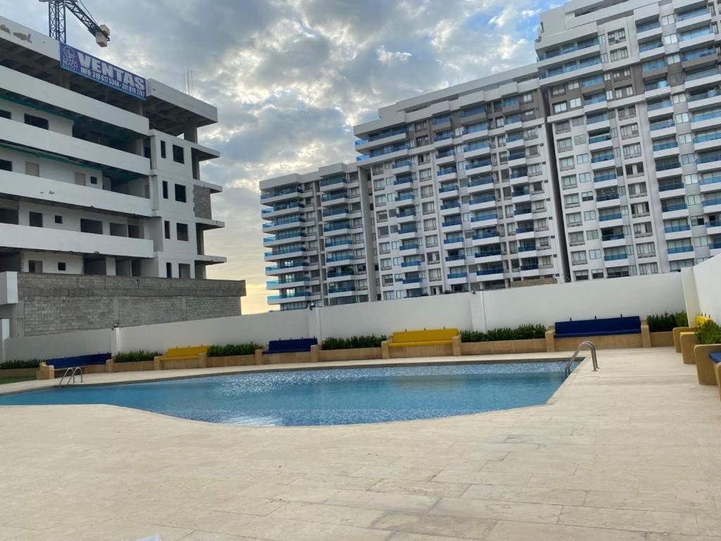 Magnifico Apartamento Con Vista Y Salida Al Mar 圣玛尔塔 外观 照片