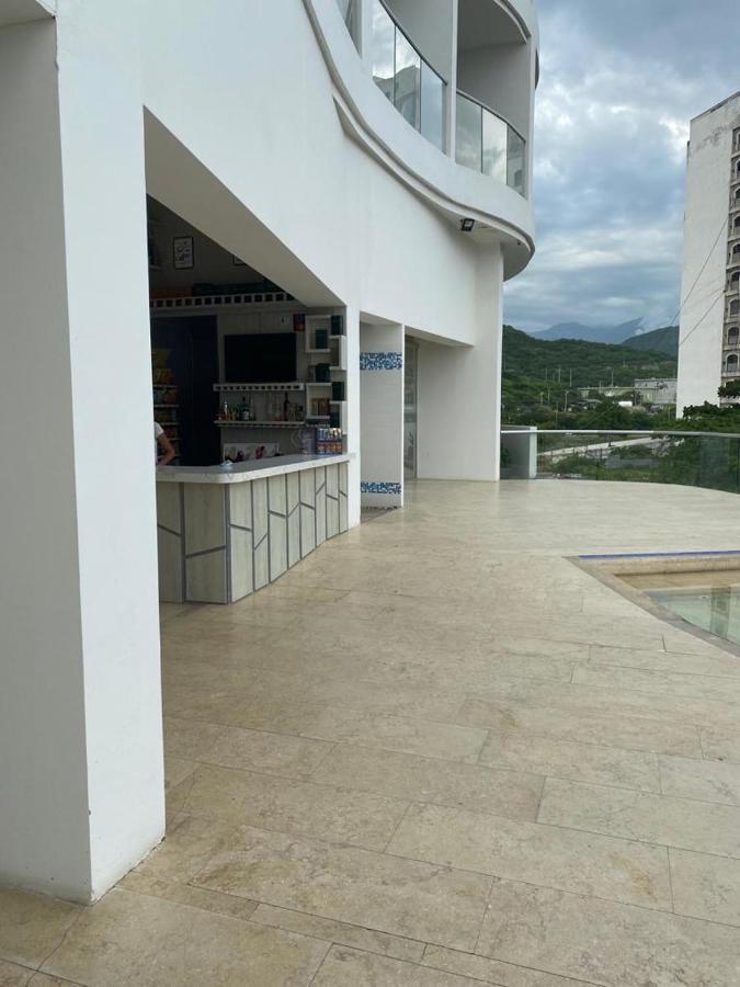 Magnifico Apartamento Con Vista Y Salida Al Mar 圣玛尔塔 外观 照片